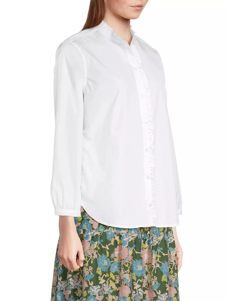 Birds of Paradis Henea Ruffled Cotton Shirt 4