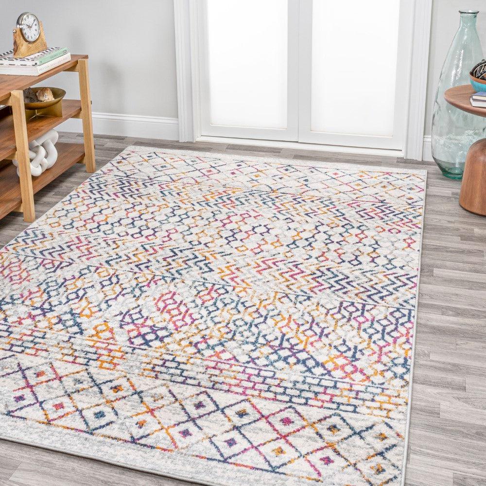 JONATHAN Y Arta Moroccan Vintage Geometric Rug Area Rug