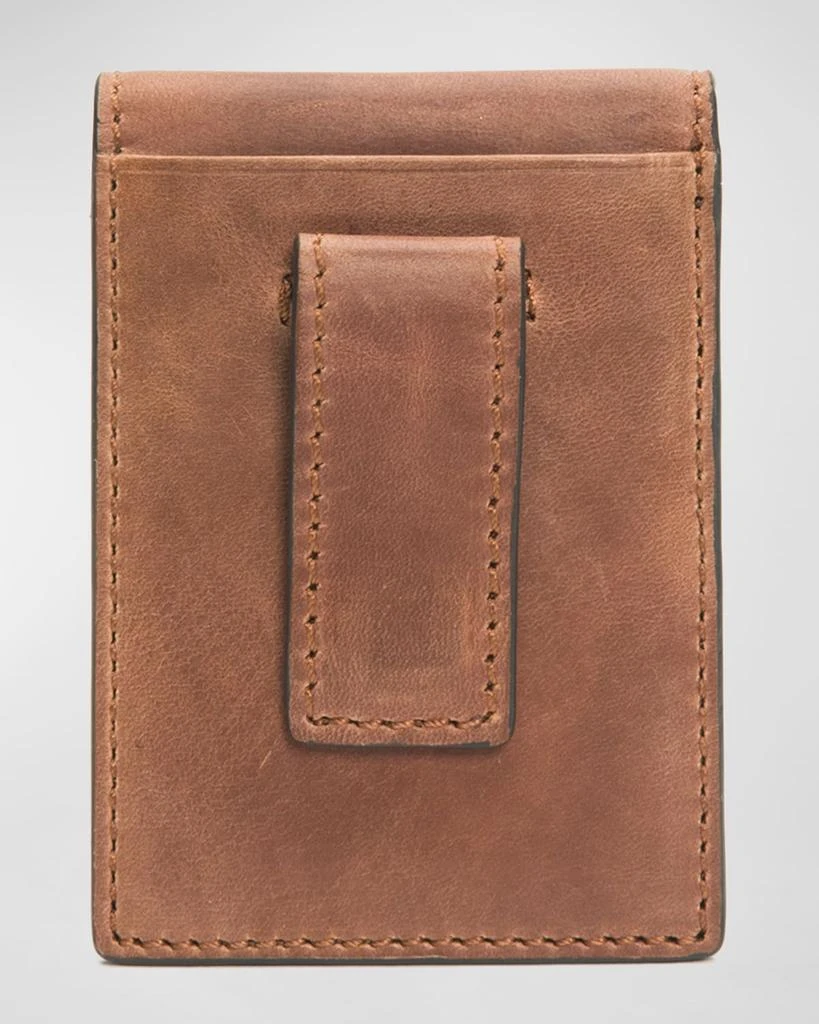 Frye Men's Holden Burnished Leather Folded Card Case 3
