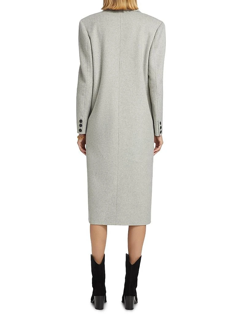 LaMarque Lorelei Wool-Blend Double-Breasted Long Coat 5