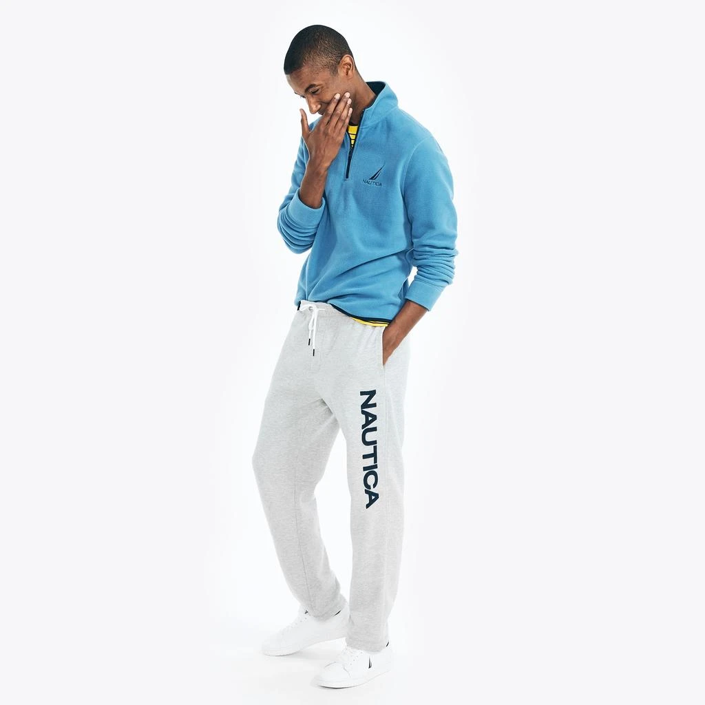 Nautica Mens Quarter Zip Nautex Fleece Pullover 3