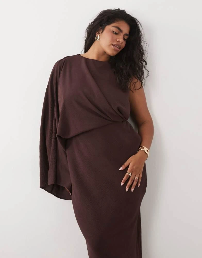 open lace back dress Satin Draped One Shoulder Dress: Black / S  SKYZ Boutique
