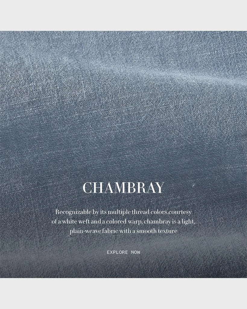 Ralph Lauren Workshirt Chambray Flat Sheet, QUEEN 2