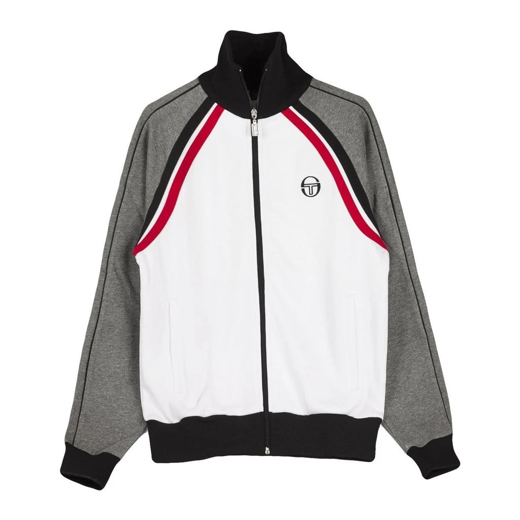 Sergio Tacchini Ghibli Tracktop Men's Track Jacket White/dark Grey/melange 1