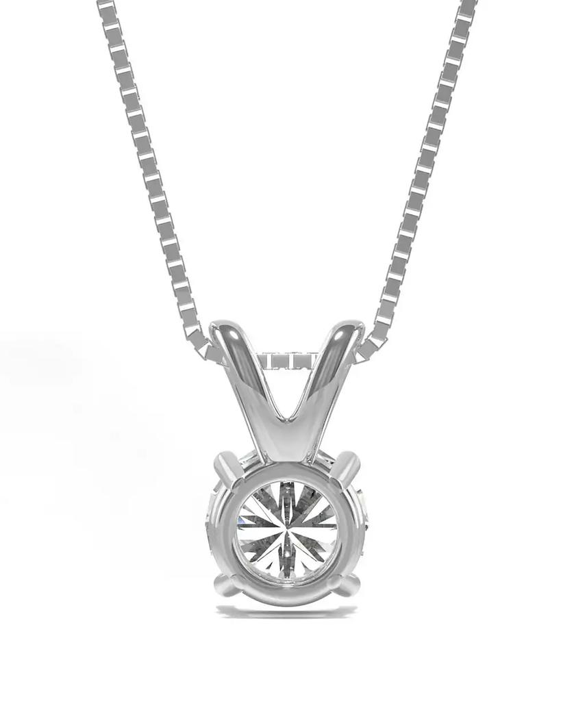 Charles & Colvard Moissanite Solitaire Pendant 1 ct. t.w. Diamond Equivalent in 14k White or Yellow Gold