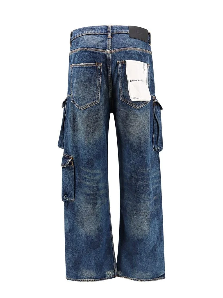 Purple Brand Purple Brand P018 Distressed Wide-Leg Jeans 2