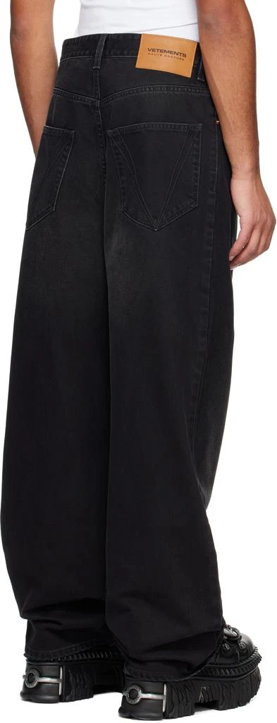 Vetements Black Baggy Jeans 3