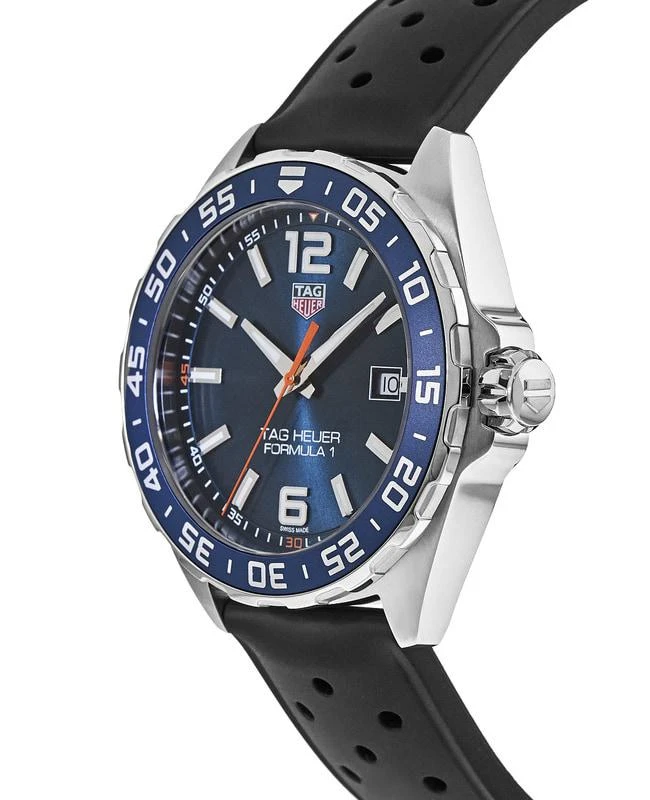 TAG Heuer Tag Heuer Formula 1 Quartz Blue Dial Black Rubber Strap Men's Watch WAZ1010.FT8024 3