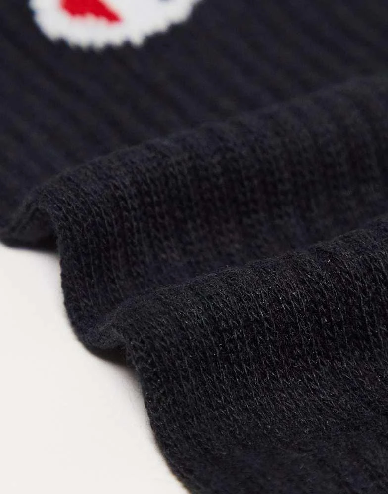 CHAMPION Champion 3 pack crew socks in black 3
