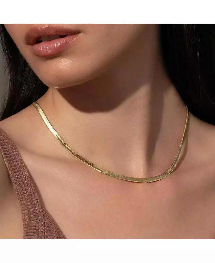 Uncommon James 14K Gold-Plated Horizon Chain Necklace, 14.5" + 2" extender 2