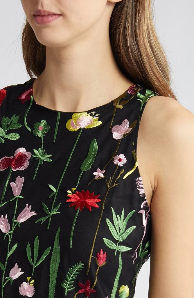 Sam Edelman Embroidered Sleeveless Sheath Dress 4