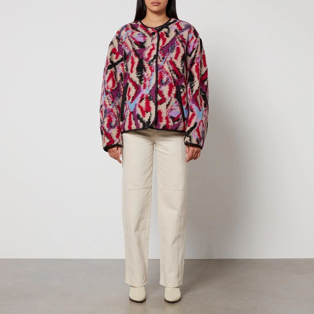 Marant Etoile Marant Etoile Himala Reversible Fleece and Quilted Shell Jacket 3