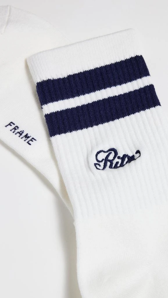 FRAME FRAME x Ritz Unisex Striped Athletic Socks 2