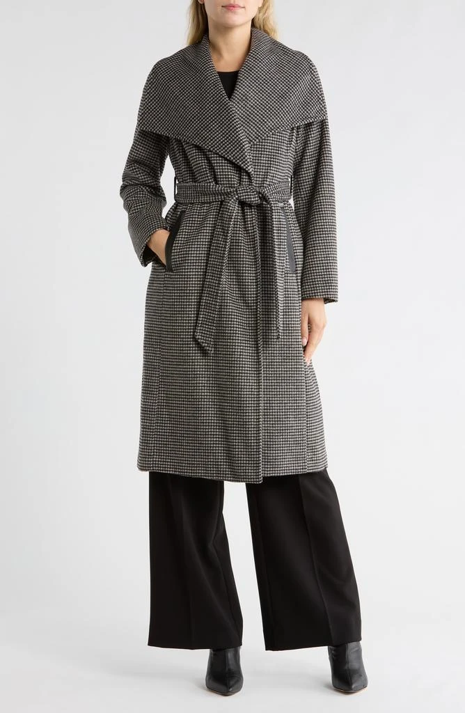 Michael Kors Wool Blend Longline Wrap Coat