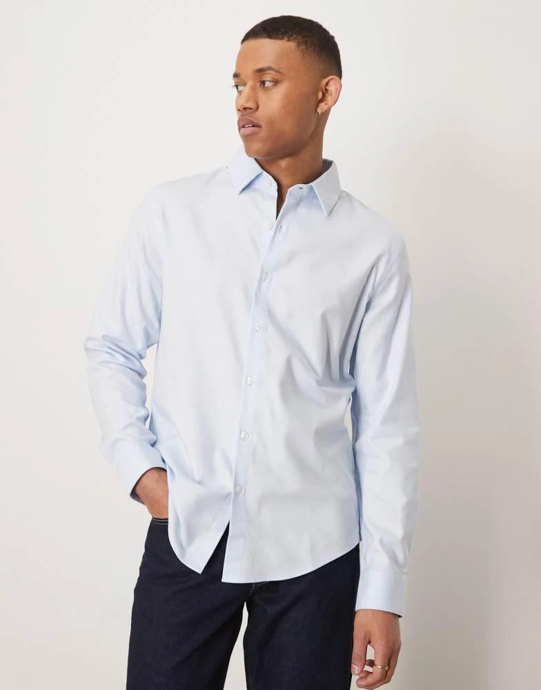Abercrombie & Fitch long sleeve suit shirt in blue  On Sale Now with Up to  50% Off | Discover Exclusive Deals & Savings at BeyondStyle  Authentic  Abercrombie & Fitch Home|men