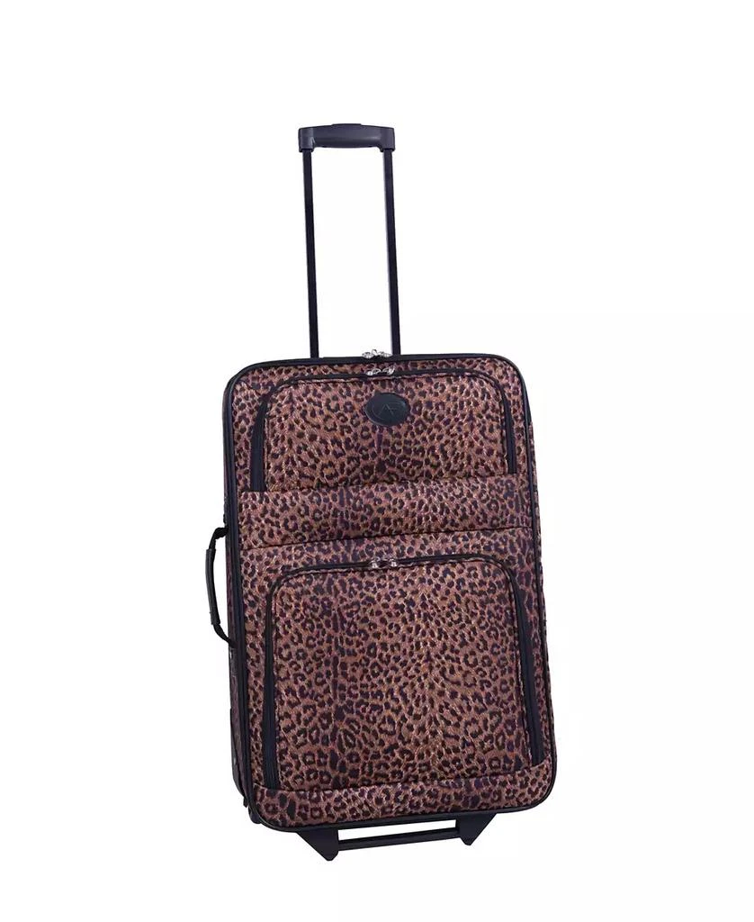 American Flyer Animal Print 5 Piece Spinner Luggage Set 2