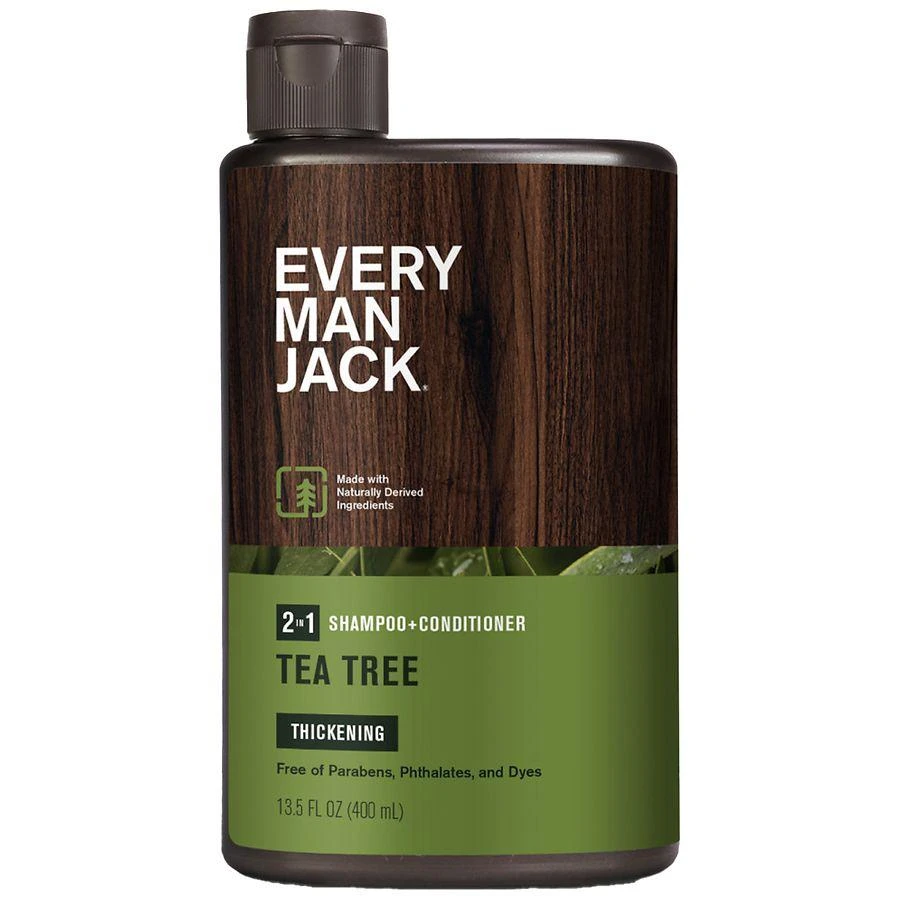 Every Man Jack Thickening Shampoo + Conditioner Tea Tree 1