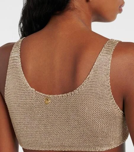 Bananhot Knitted lamé bra top 5