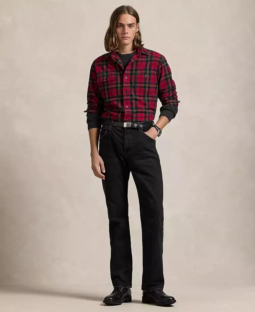 Ralph Lauren Men's Classic-Fit Plaid Oxford Workshirt 4