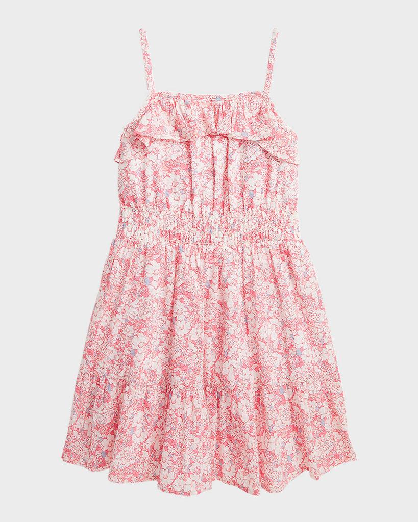 Ralph Lauren Childrenswear Girl's Floral-Print Day Dress, Size 2-6