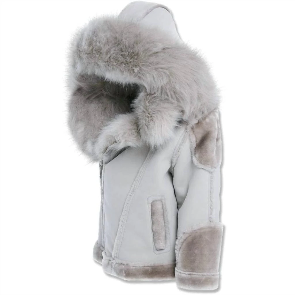 JORDAN CRAIG Jordan Craig - Boys El Jefe Shearling Moto Jacket 3