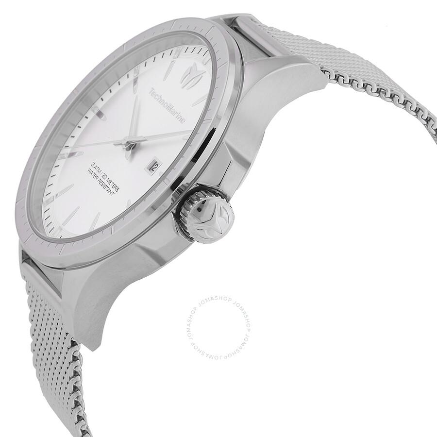 TechnoMarine MoonSun Date Quartz Silver Dial Men's Watch TM-822002