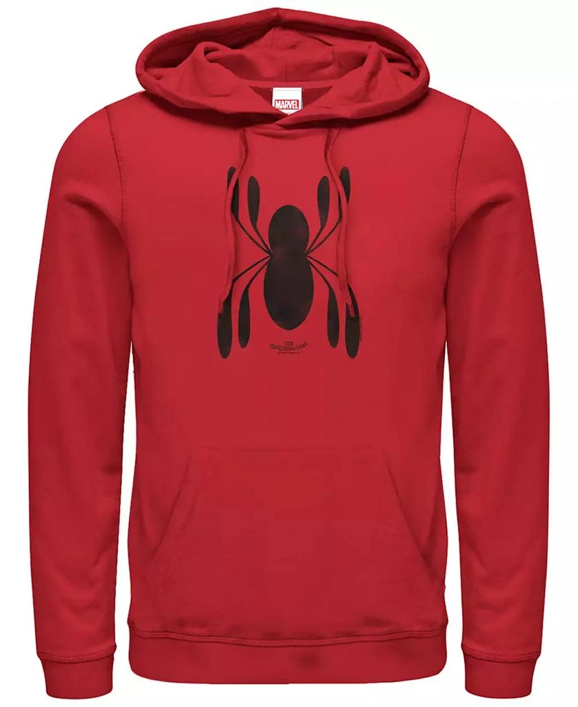 Marvel Marvel Men's Spider-Man Far From Home Homecoming Chest Logo, Pullover Hoodie 1