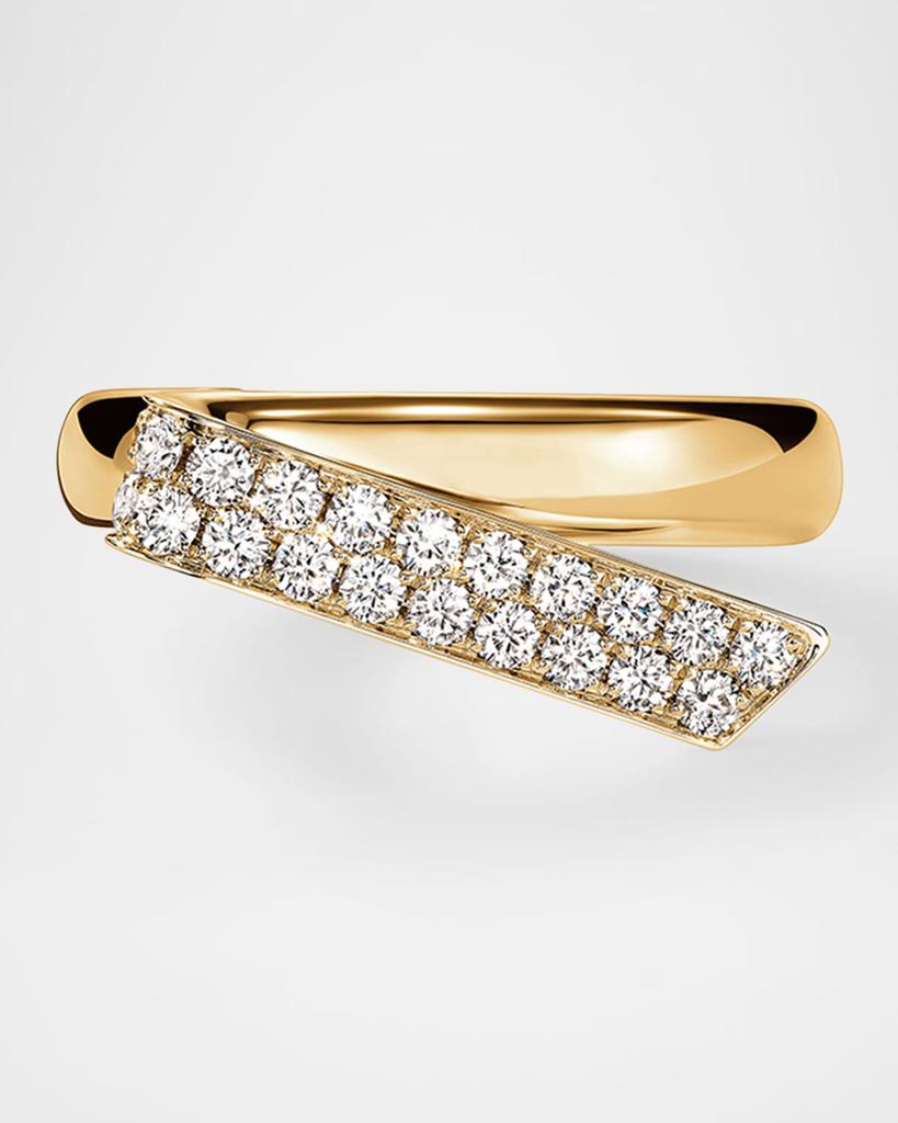 Hearts On Fire 18K Yellow Gold Inside Out Diamond Flip Ring