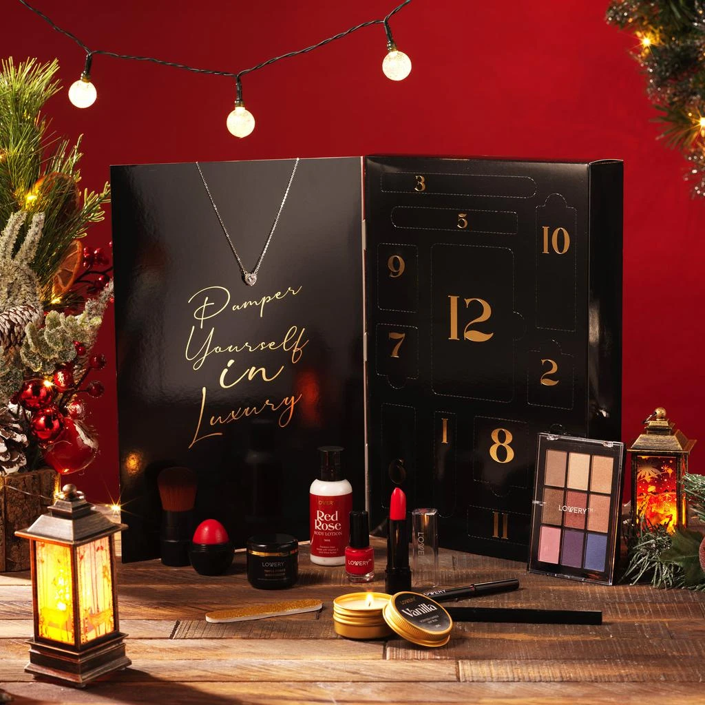 Lovery 12 Days Luxury Beauty Advent Calendar, 22-Pc. Makeup & Skincare Gift Set 2
