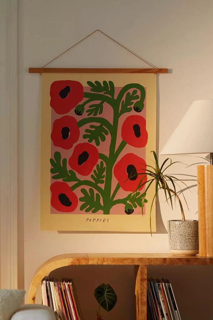 PSTR Studio PSTR Studio Madelen Poppies Frameless Art Print