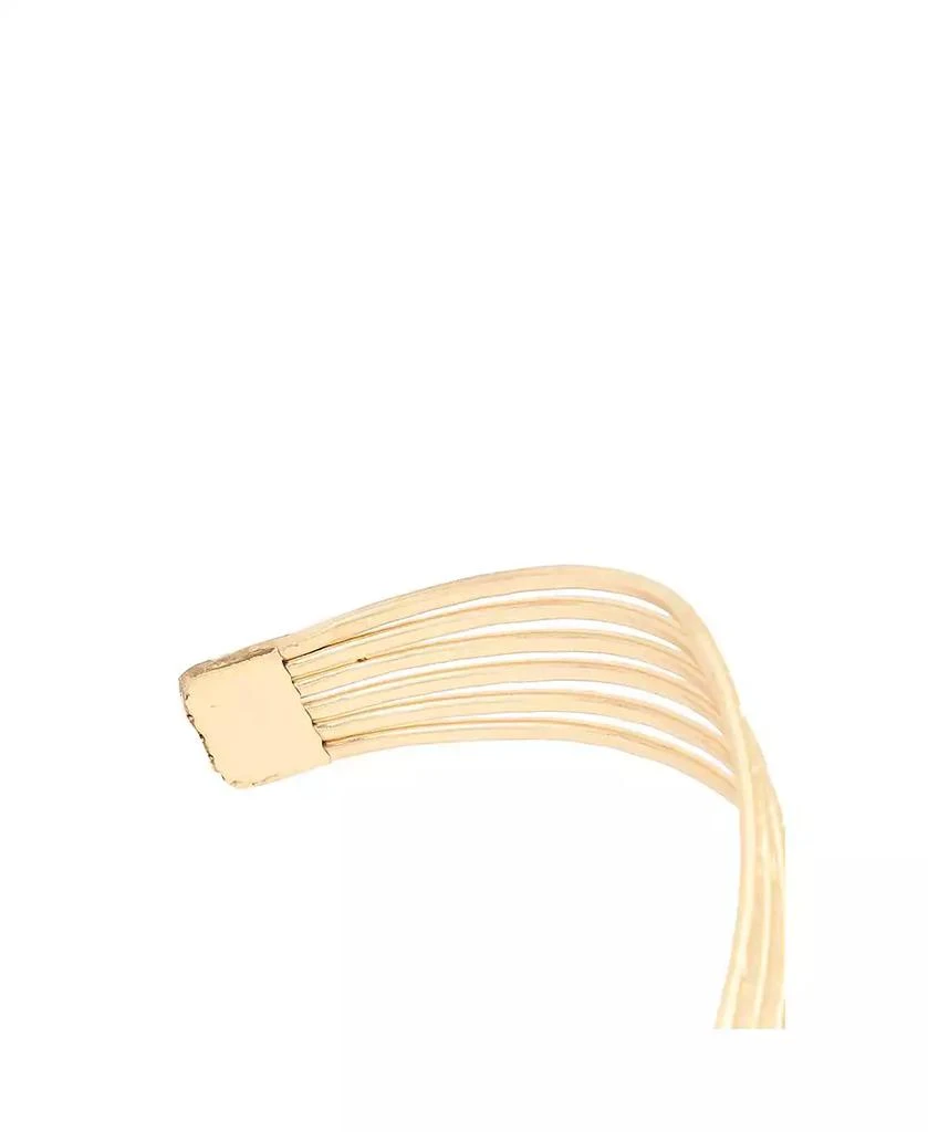 SOHI Ribbed Statement Armlet 4