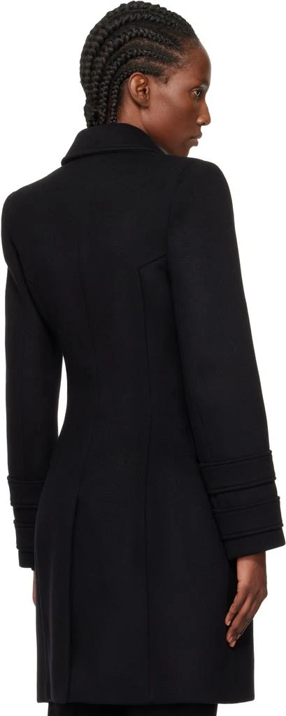 Balmain Black 10-Buttons Wool 
Cashmere Coat 3