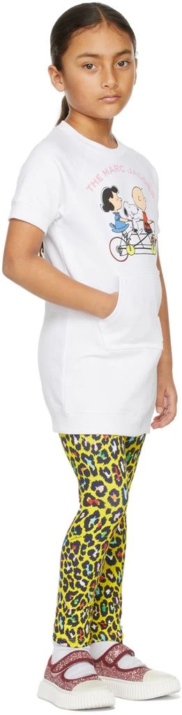 Marc Jacobs Kids Yellow Cheetah Leggings