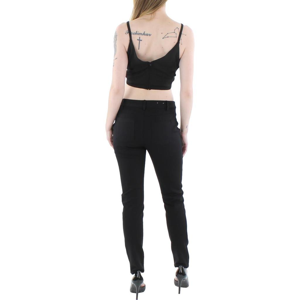 Speechless Juniors Womens Cut-Out Special Occasion Cropped