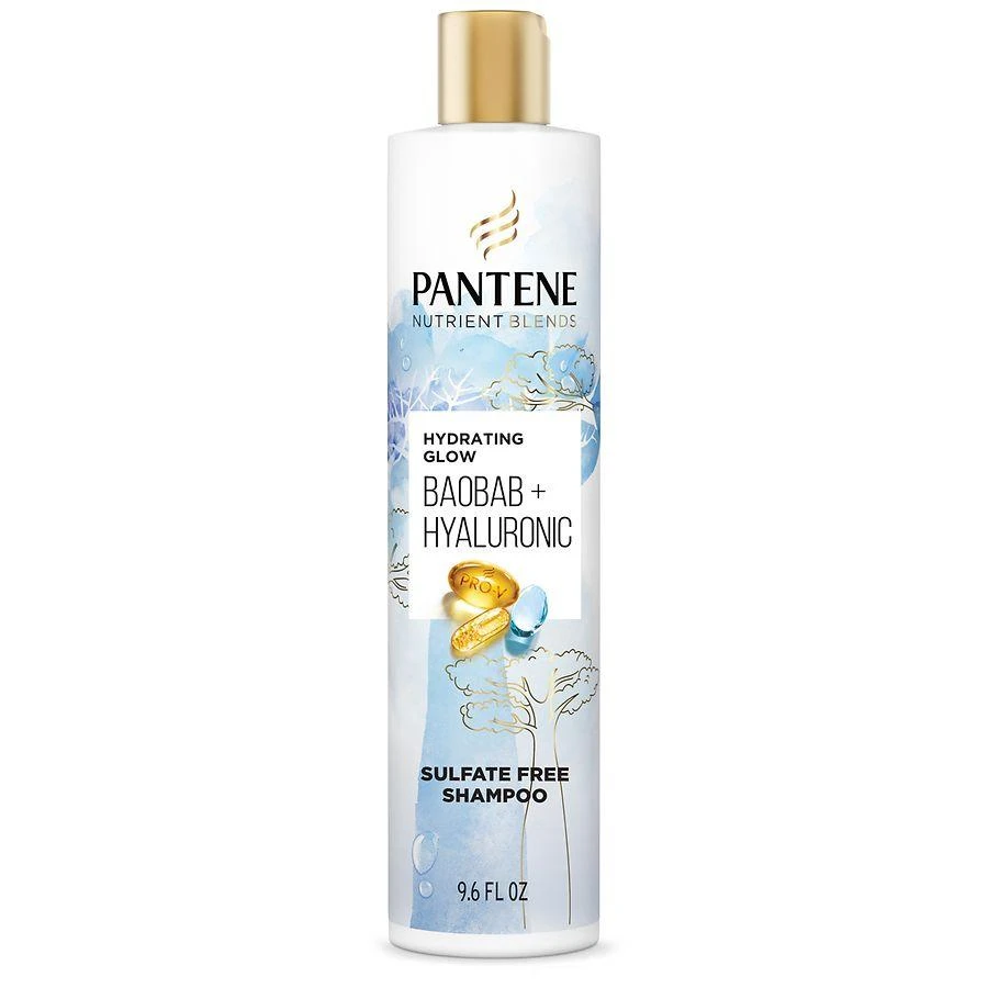 Pantene Hydrating Glow Baobab + Hyaluronic Sulfate Free Shampoo Fresh 1