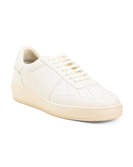 Sandro Made In Portugal Leather Low Top Sneakers 1