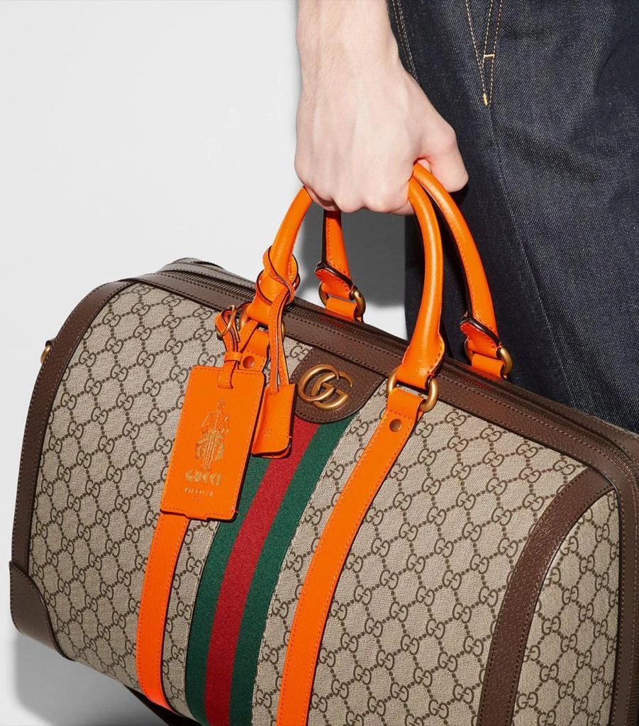 Gucci Medium GG Supreme Savoy Duffle Bag 8
