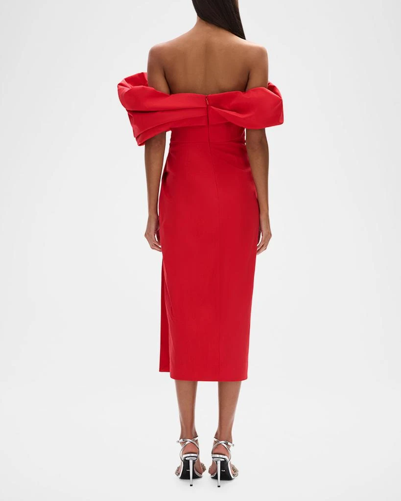 RACHEL GILBERT Gia Off-The-Shoulder Midi Dress 3