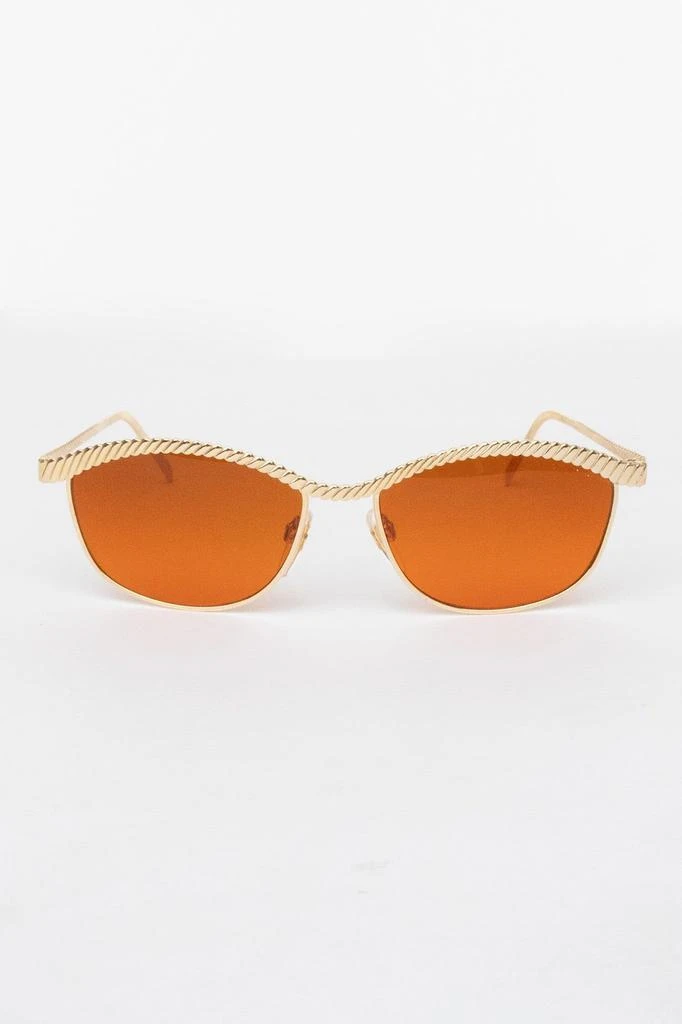 Los Angeles Apparel SGTATI - Tatiana Gold Ornate Sunglasses 1