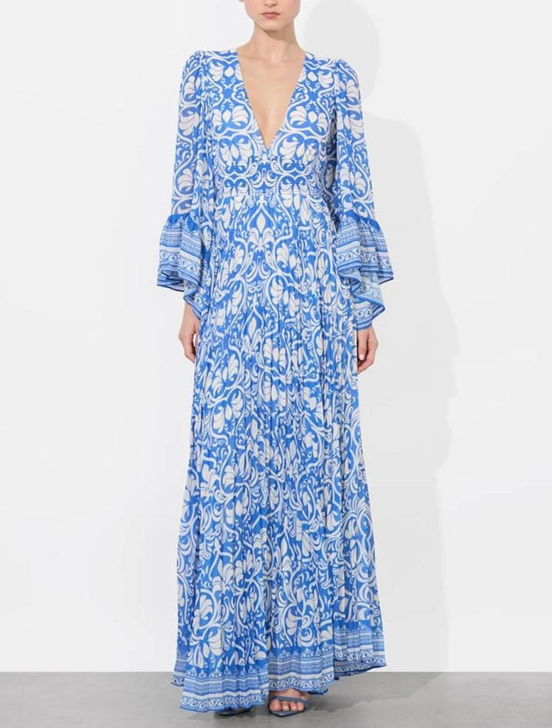 green emerald velvet dress Alice + Olivia Dresses Blue  MAYFEYR