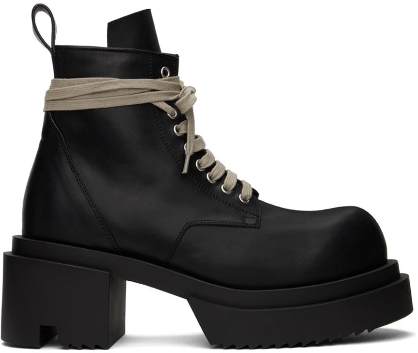 Rick Owens Black Low Army Bogun Boots 1