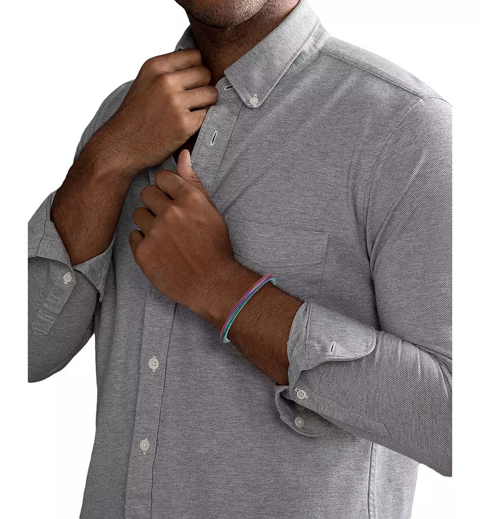 Esquire Men's Jewelry Rainbow Snake Link Chain Bracelet in Anodized Stainless Steel, Exclusively at Macy's