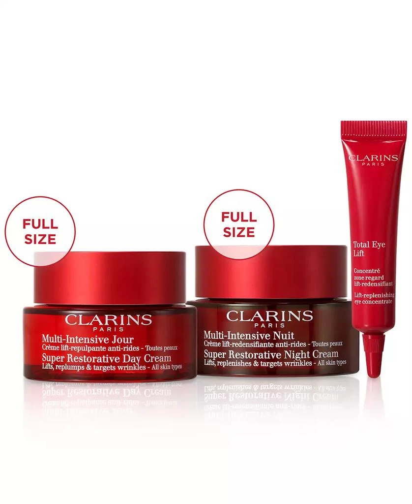 Clarins 3-Pc. Limited-Edition Super Restorative Day & Night Skincare Set 2