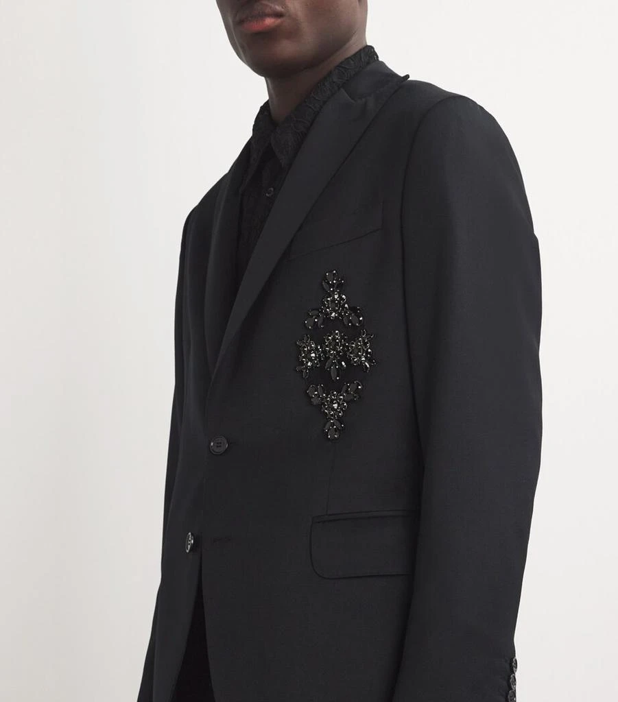 Simone Rocha Crystal-Embellished Suit Jacket 6