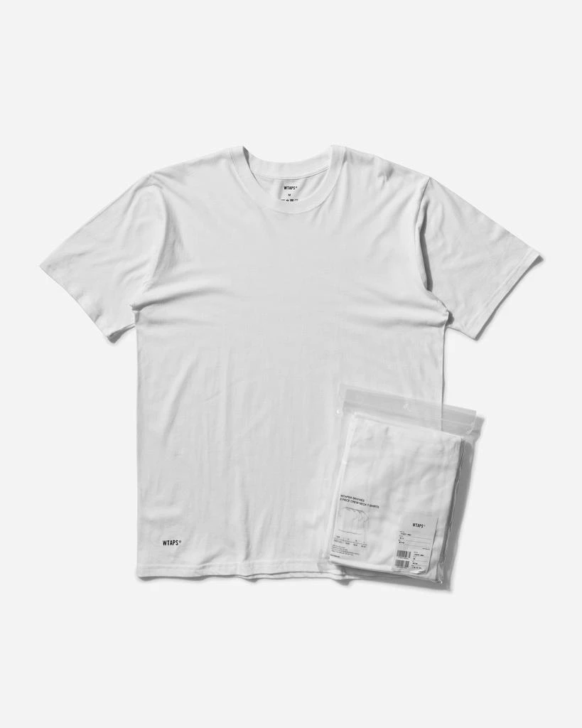 Wtaps Men's Skivvies 3-Pack T-Shirt White 1