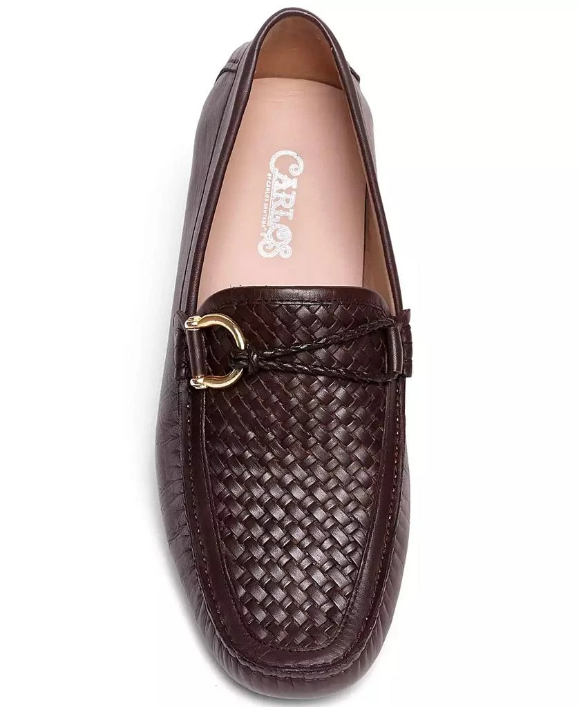 CARLOS by Carlos Santana Men's Malone Interweave Leather Slip-On Driving Loafers 4