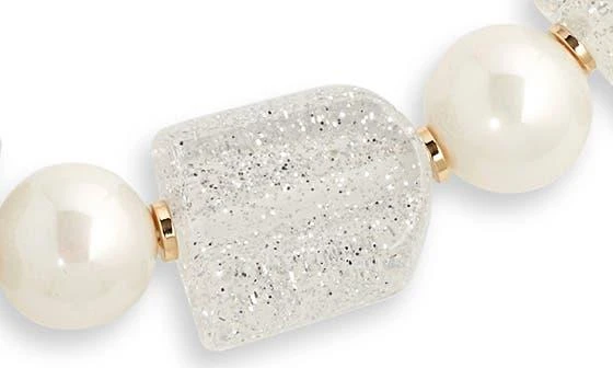 Nakamol Chicago Florite & Imitation Pearl Collar Necklace 3