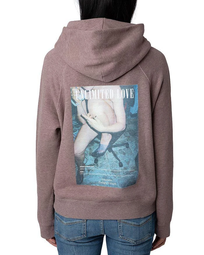 ZADIG & VOLTAIRE Georgy Unlimited Love Photo Graphic Hoodie 3