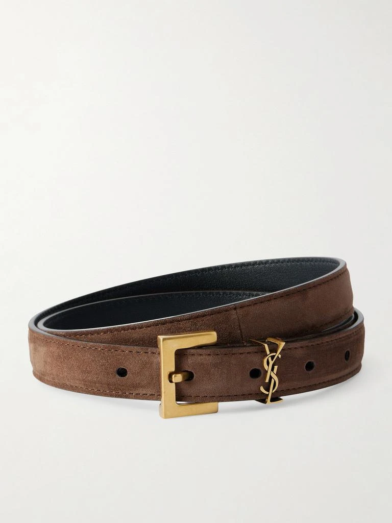 Yves Saint Laurent Suede Belt