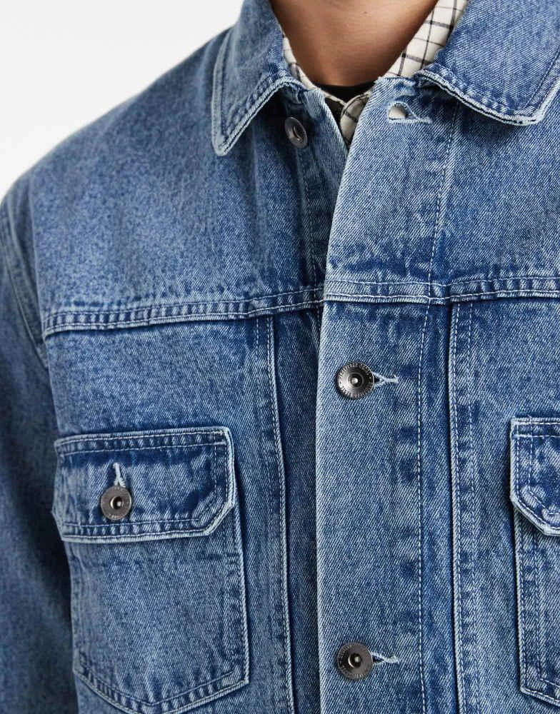 Redefined Rebel Redefined Rebel Abel denim jacket in light blue 5